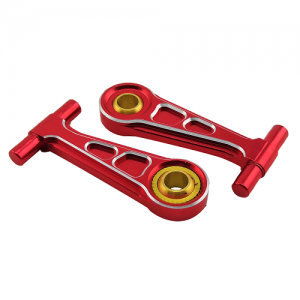 Aluminum Front Upper Arm Set  For TT02 - Blue