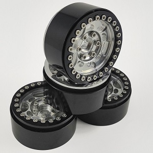#RCNews: 1.9inch Aluminum Beadlock Crawler Wheels 4pcs - Flywheel D: Silver