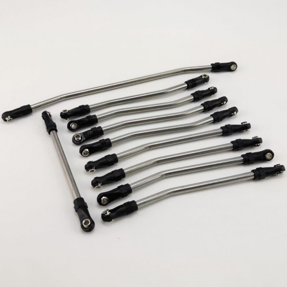 Stainless Steel Links Set - Curved Rod (for Axial Wraith)