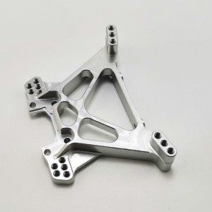 Alumium Rear Shock Tower Set - Silver for Traxxas Slash 4x4