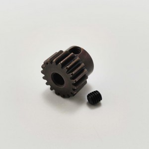 3.175 Bore 48DP - 18T Aluminum 7075 Hard Coated Motor Pinions Gear - Red with M3 set screw for 1/10 RC Car 3.175 Bore 48DP - 18T Aluminum 7075 Hard Coated Motor Pinions Gear - Red with M3 set screw for 1/10 RC Car