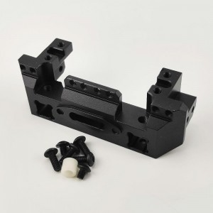 Aluminum Front Bumper Winch Servo Mount for TRX4 / TRX-4 RTUP02072A: Black