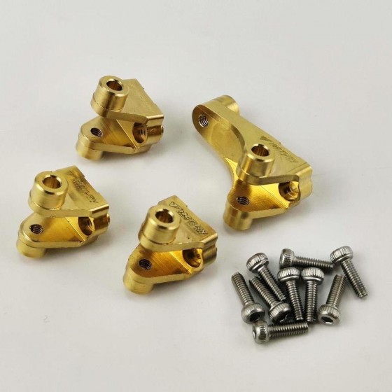 Brass Lower Shock Suspension Link Mount Set for (TRX4 / TRX-4) 4pcs/set