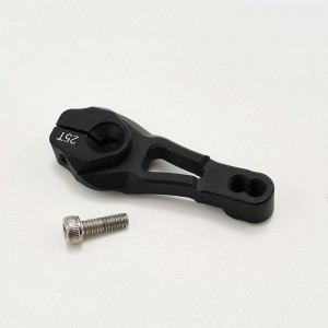 Aluminum RC Servo Horn - 25T 32mm, L=20/15/10mm, Black