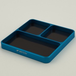 Alloy RC Week Magnetic Screw Tray 98*98x10.5mm - SkyBlue Alloy RC Week Magnetic Screw Tray 98*98x10.5mm - SkyBlue