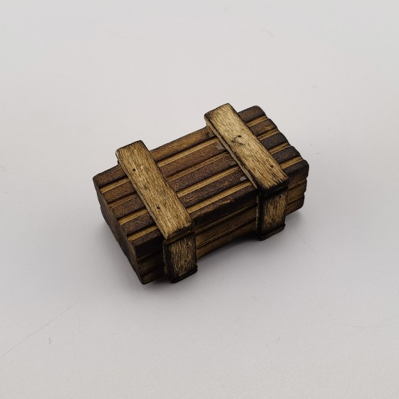 Wooden Scale Box for TRX-4M 1/18th Scale Crawler and other Mini RC Crawler 45x27x21mm 1pc/set