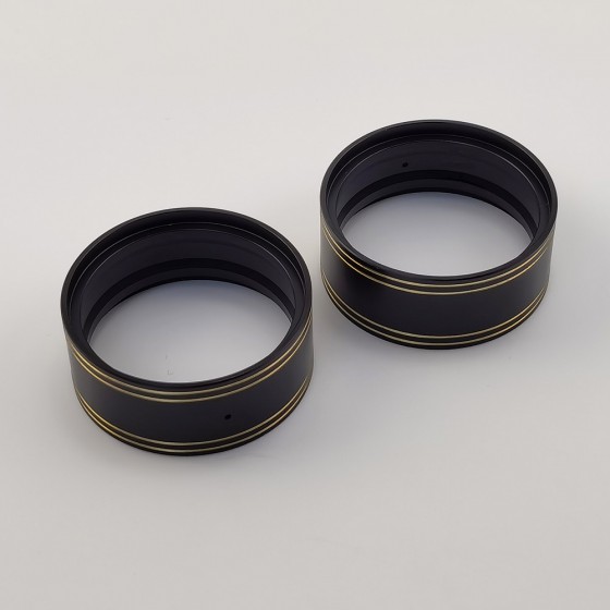 Brass Weight Center Ring for 1.9 Beadlock Wheels: Black 94.4g/pc 56.5x24mm 2pcs/set