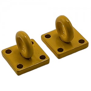 Metal Scale Tow Shackles for 1/10 Crawler: Yellow 2pcs/set