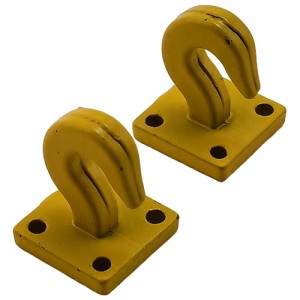 Metal Scale Tow Shackles Hook for 1/10 Crawler: Yellow 2pcs/set