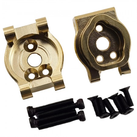 V2 Brass Rear Hub Carrier / C Hub / Axle Portal Mounts for TRX-4 / TRX4 1/10th Scale Crawler 22.5g/pc 2pcs/set