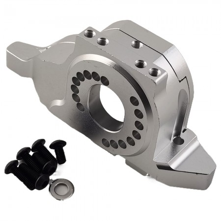 V2 Aluminum Motor Mount for TRX-4 / TRX4 1/10th Scale Crawler: Silver